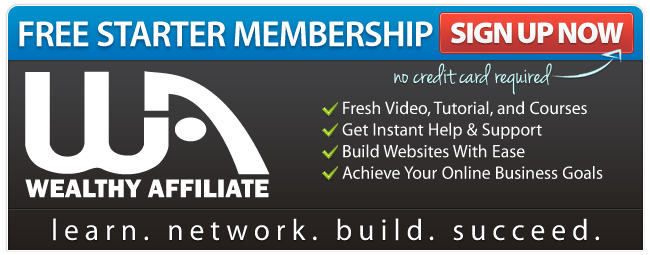 Wealthy Affiliate Free Starter Membership